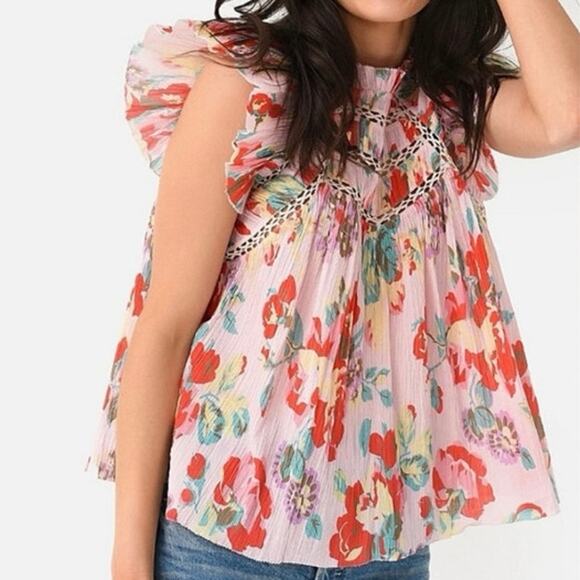 Sea New York Lanie Flutter Sleeve Top - Picture 1 of 7